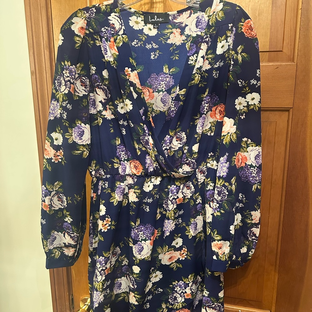 Lulus Cocktail Floral Dress